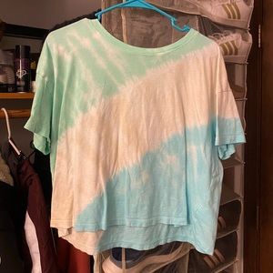 Cute Cropped tie-dye Tee